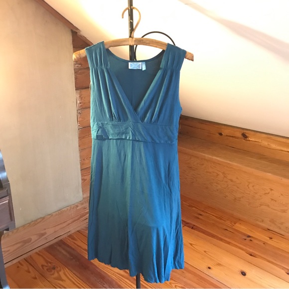 survival Dresses & Skirts - Survival UK Teal Stretchy Midi Dress, EUC, M